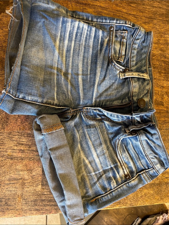 American Eagle Outfitters Pants - American Eagle Outfitters Light Blue Washed Denim Jean Shorts